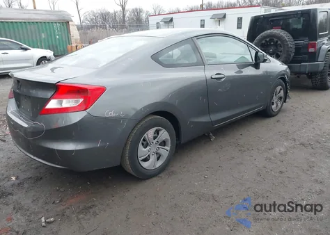 2013 Honda Civic Lx z USA, uszkodzony, nr VIN 2HGFG3B53DH510944